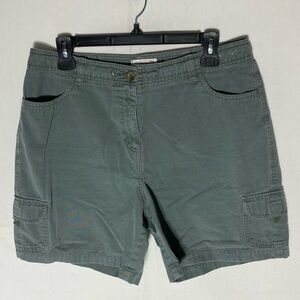 5/$25 Vintage Northern Reflection Green Cotton Cargo Style Town Shorts 10